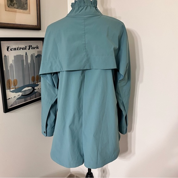 Athleta Teal Quarter-Zip Pullover with Mesh Ventilation SZ S - Picture 2 of 10